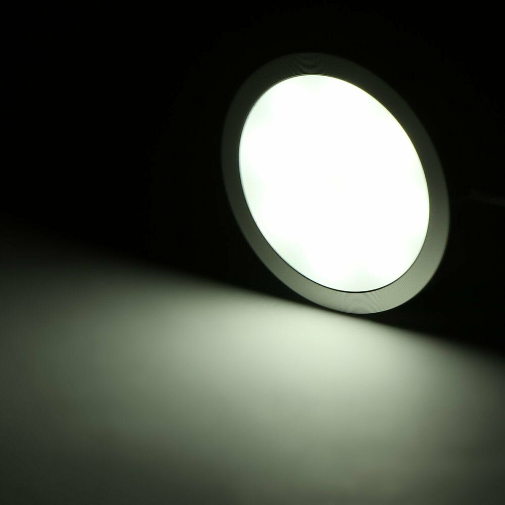 12V 2.5W LED Recessed Down Light Interior Roof Ceiling Light Round Wall Lamps Cabinet Lamp For Camper RV Trailer Boat