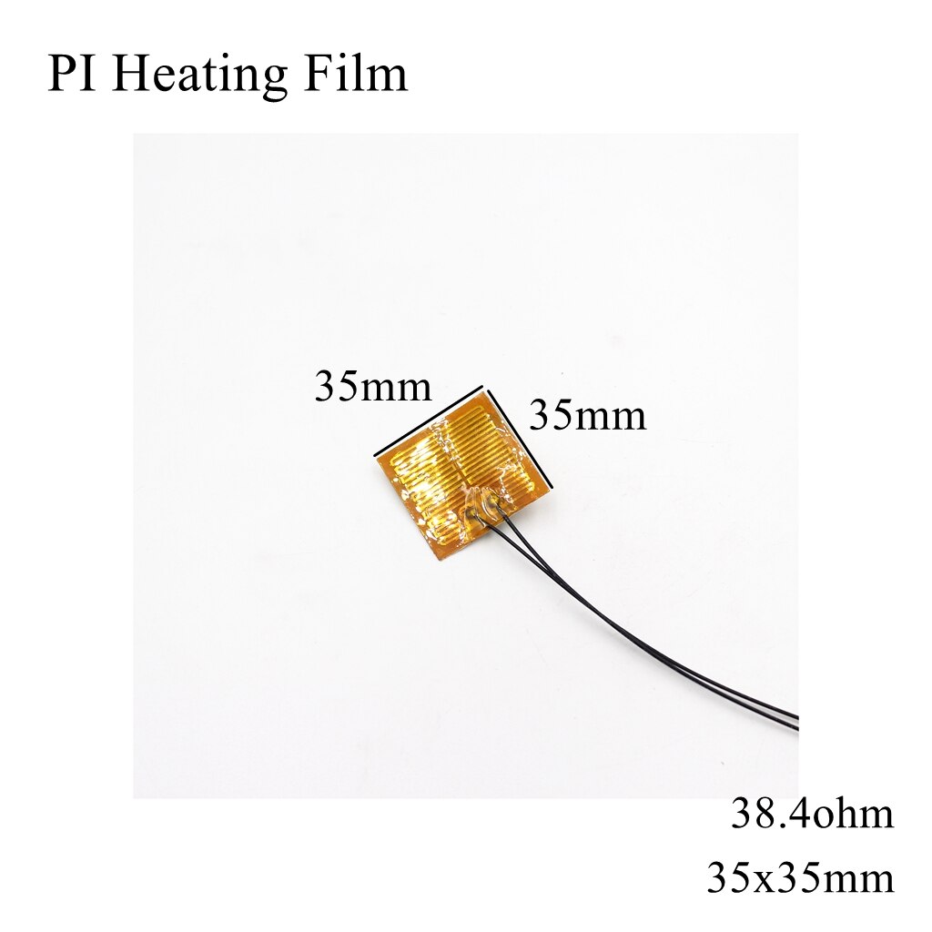 5V 12V 24V PI folia grzewcza płyta poliimidowa ogrzewanie elektryczny podgrzewany Panel Pad Mat Electrotherma elastyczna folia samoprzylepna grzałka oleju: 100x50mm