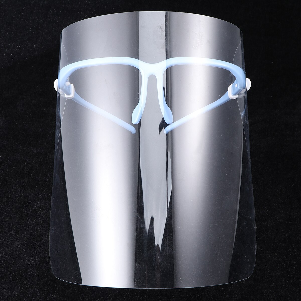1 Pack Van Gezicht Shield Transparante Afneembare Frame Koken Olie-Proof Gezicht Baffle Gezicht Cover Met 1Pc Vervanging lens