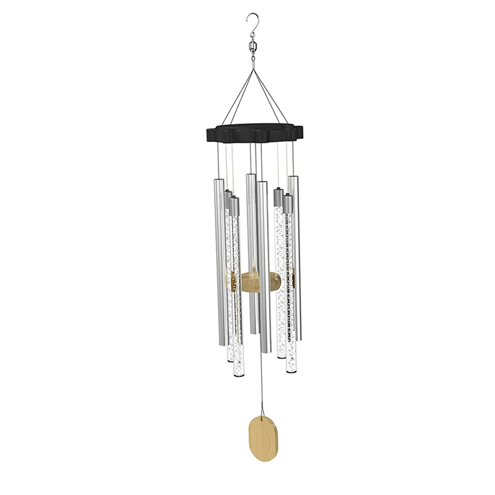 Solar LED Wind Chimes Decor Light Waterproof Memorial Windchime Garden Porch