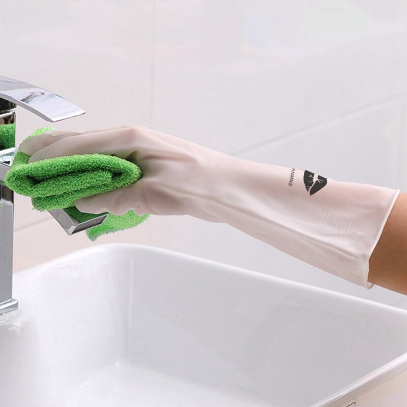 Washing Gloves Women Waterproof Rubber Latex Thin Kitchen Laundry Plastic Cleaning Dishes Household Chores Kitchen Tools