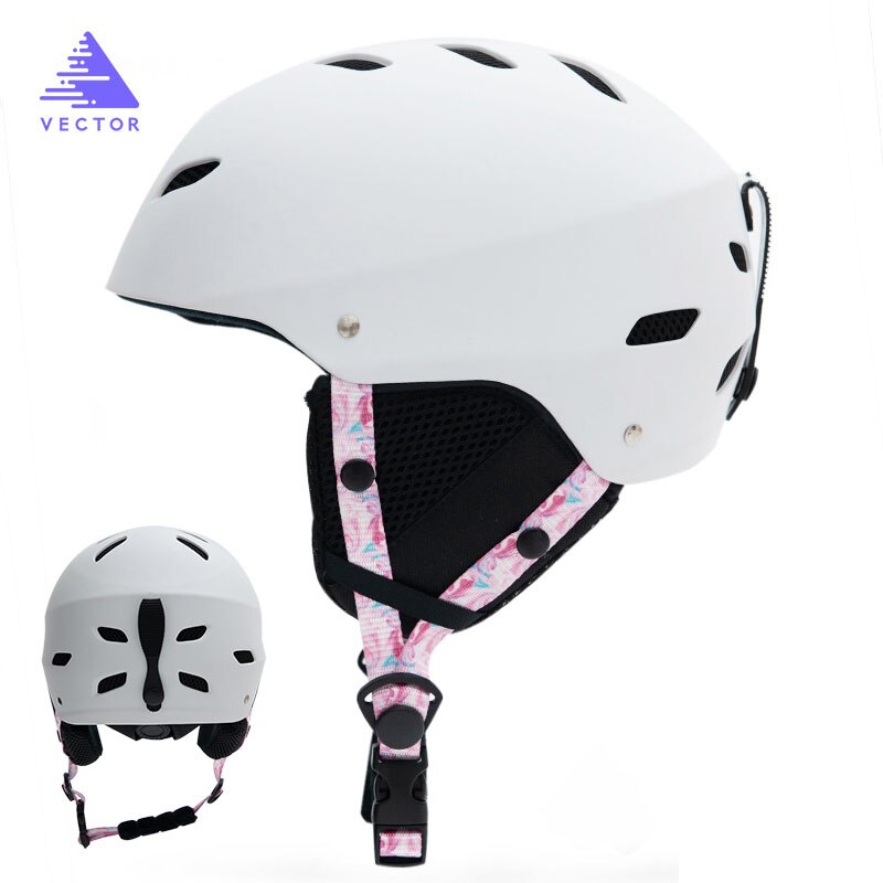 Mannen Vrouwen Ski Helm Skiën Sneeuw Veiligheid Skateboard Snowboard Helm Verstelbare Beschermende Outdoor Schaatsen Sport Helm M L Maat: White1 / M(54-57cm)