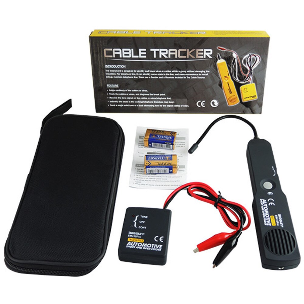 Universal Automotive Cable Wire Tracker Short & Open Circuit Finder Tester Car Vehicle Repair Detector Tracer 6-42V DC