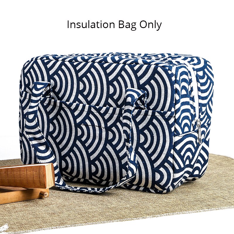 Unibird Wooden Lunch Box Bento Box with Internal Separator Japan Style Food Container for Kids Adults Camping: O