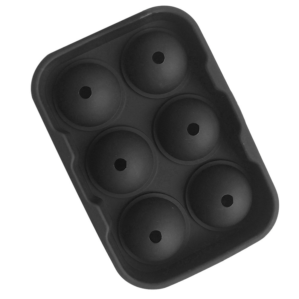 Cocktail Whiskey Ice Ball Maker Ice Cube Tray 6 Large Silicone Ice Molds Maker Kitchen Bar Accessories a804 12