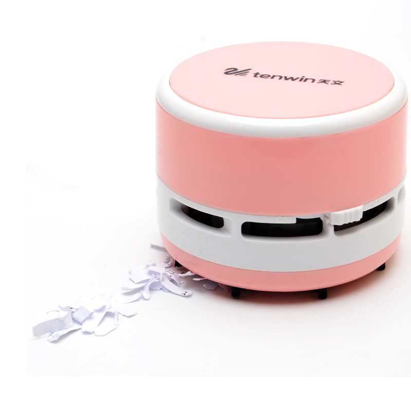 Desk Vacuum Cleaner Mini Dust Cleaner Desktop Keyboard Cleaner Rubber Dust Collector For School Classroom Office School Supplies