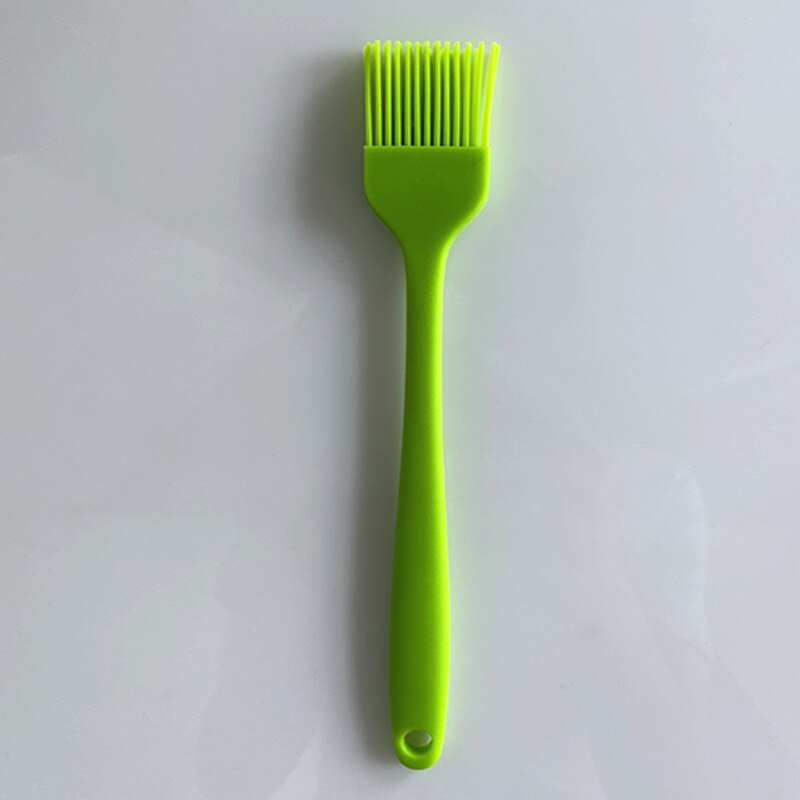 Cooking Silicone Spatula Set Cookie Pastry Scraper Cake Baking Spatula Spoon Scraper For Home Kitchen Tool Utensil Convenience: Green Brush