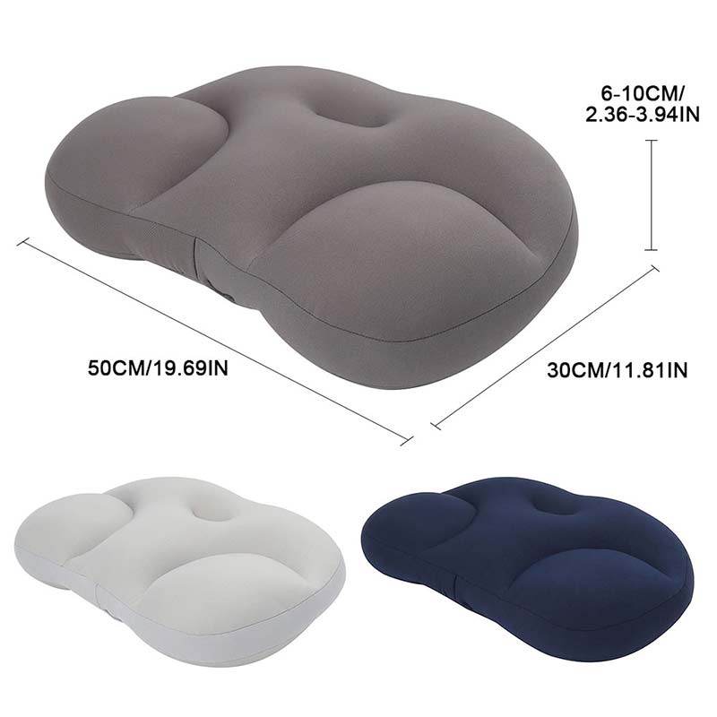 3D Hals Micro Airball Kussen Diepe Slaap Verslaving Head Rest Luchtkussen Overdrukventiel Kussens Wasbaar Kussensloop Covers