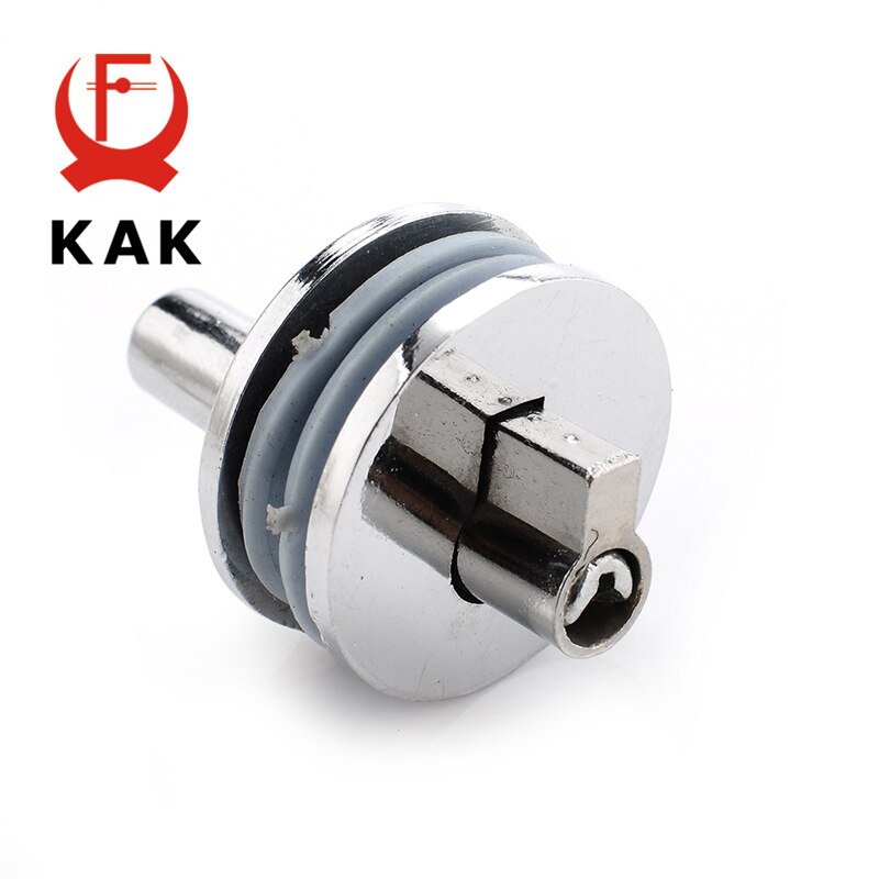 Cerradura de vidrio de KAK-501, cerrojo de aleación de Zinc para escaparate, vitrina de vidrio, cerraduras de cilindro, herrajes de puerta de empuje de vidrio deslizante