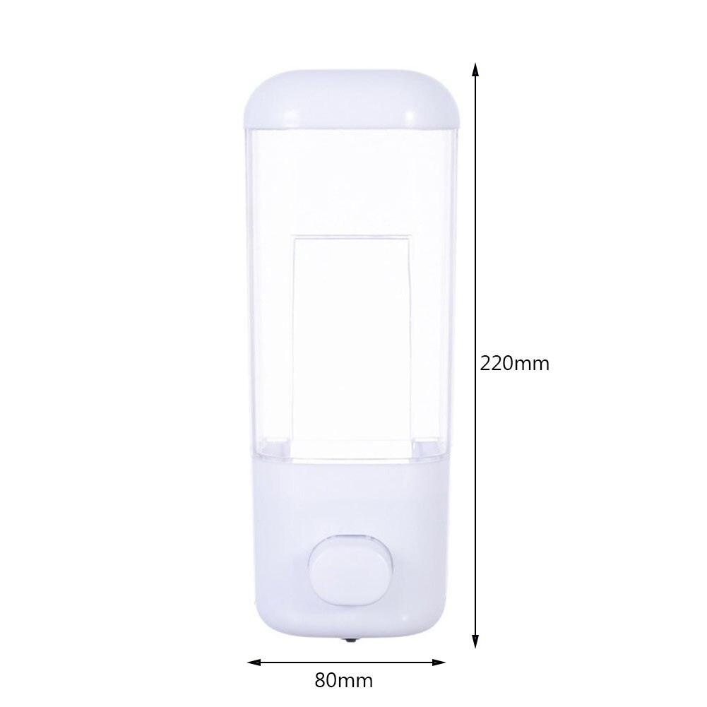 Wall Mounted Soap Dispenser Punch Free Liquid Foam Cleaner Washing Foaming Bottle Container Instrument Household Supply: 500ml