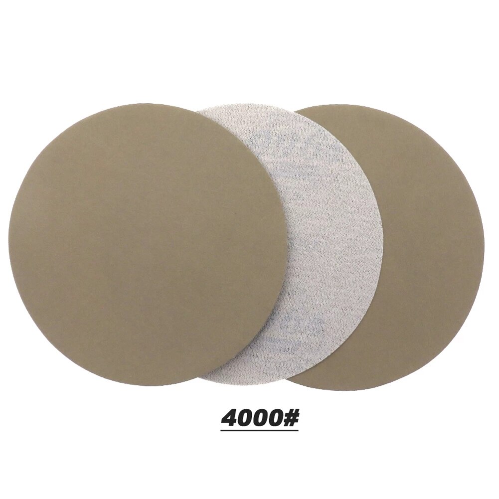25PCS Set 5Inch Sanding Discs Hook Loop Sandpaper 1000 /2000/3000/4000/5000Grit For Mahogany Furniture