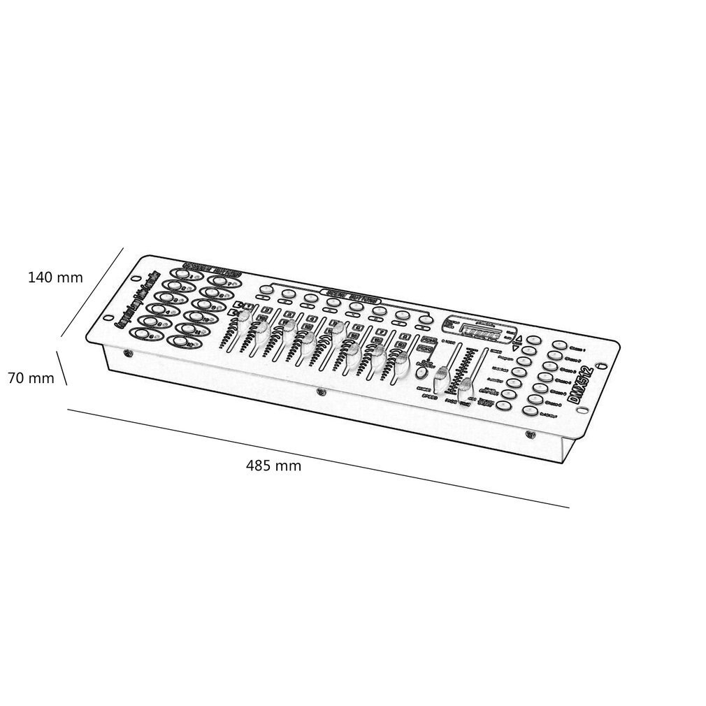 192 Channels DMX512 Controller Console for Stage Light Party DJ Disco Operator Equipment Spotlights DJ Controller