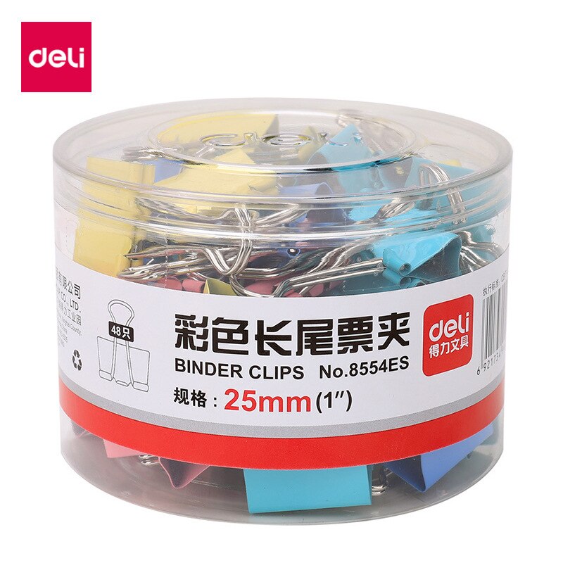 10 pieces / 20 pieces of 25 mm metal paper clips color candy paper clips, ticket clips, school office supplies