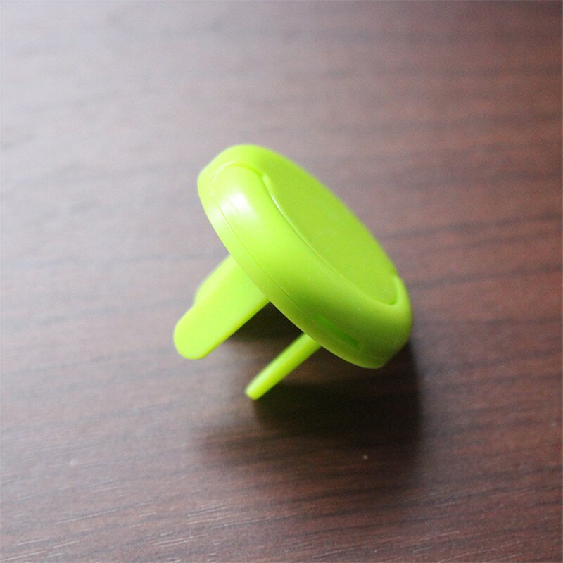 50PCS 2 or 3 Phase Plugs Sockets Safe Lock Cover Anti Electric Shock Plugs Protector Cover Cap Baby Children Safety Guard: 3 holes green