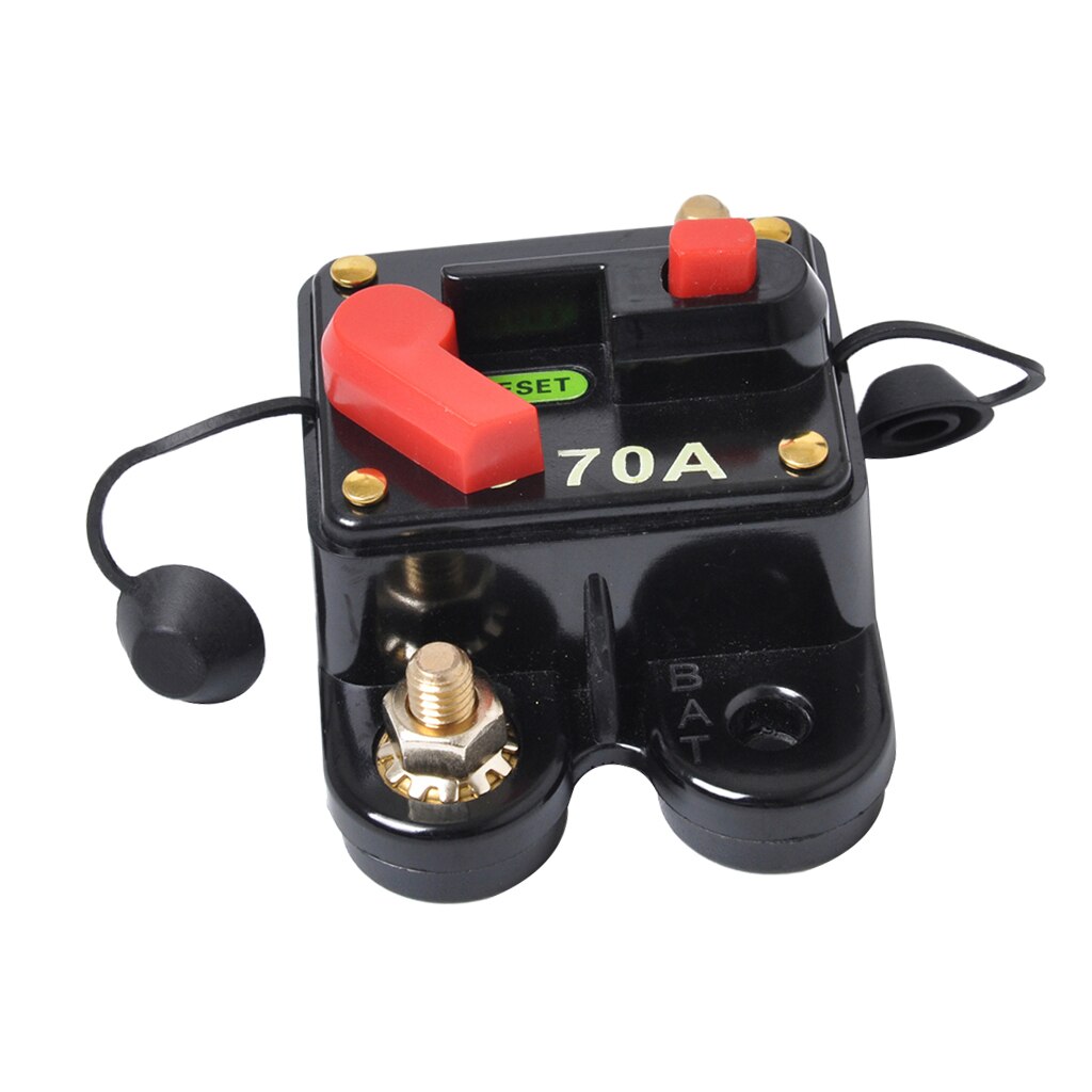 70A AMP Manual Reset Circuit Breaker 12v Car Boat Power Safety Protection