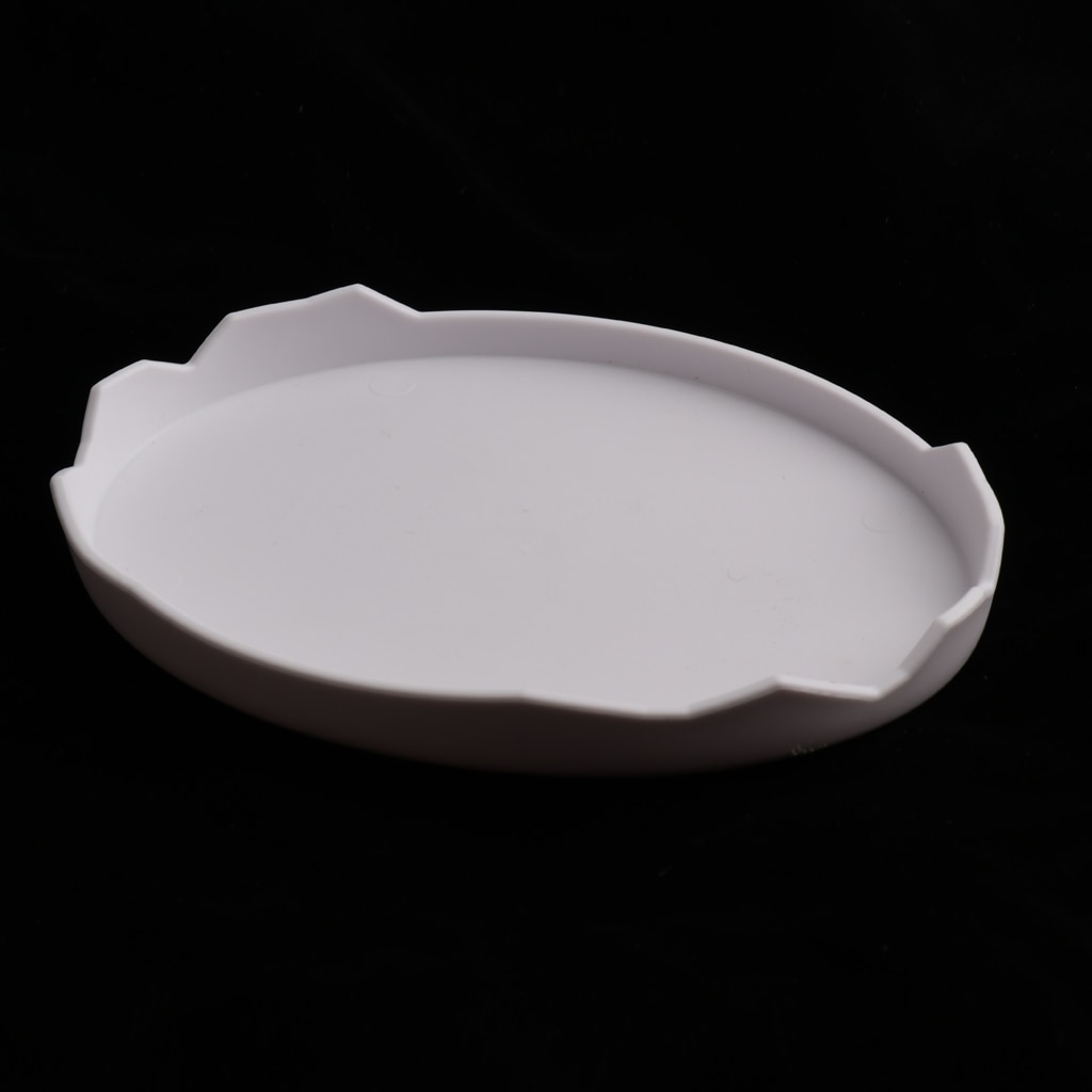 1/2/5 pak krybdyr vand mad fad skål plast gekko måltid orm foder blad form fodaftryk små kæledyr mini hjørne foderskål