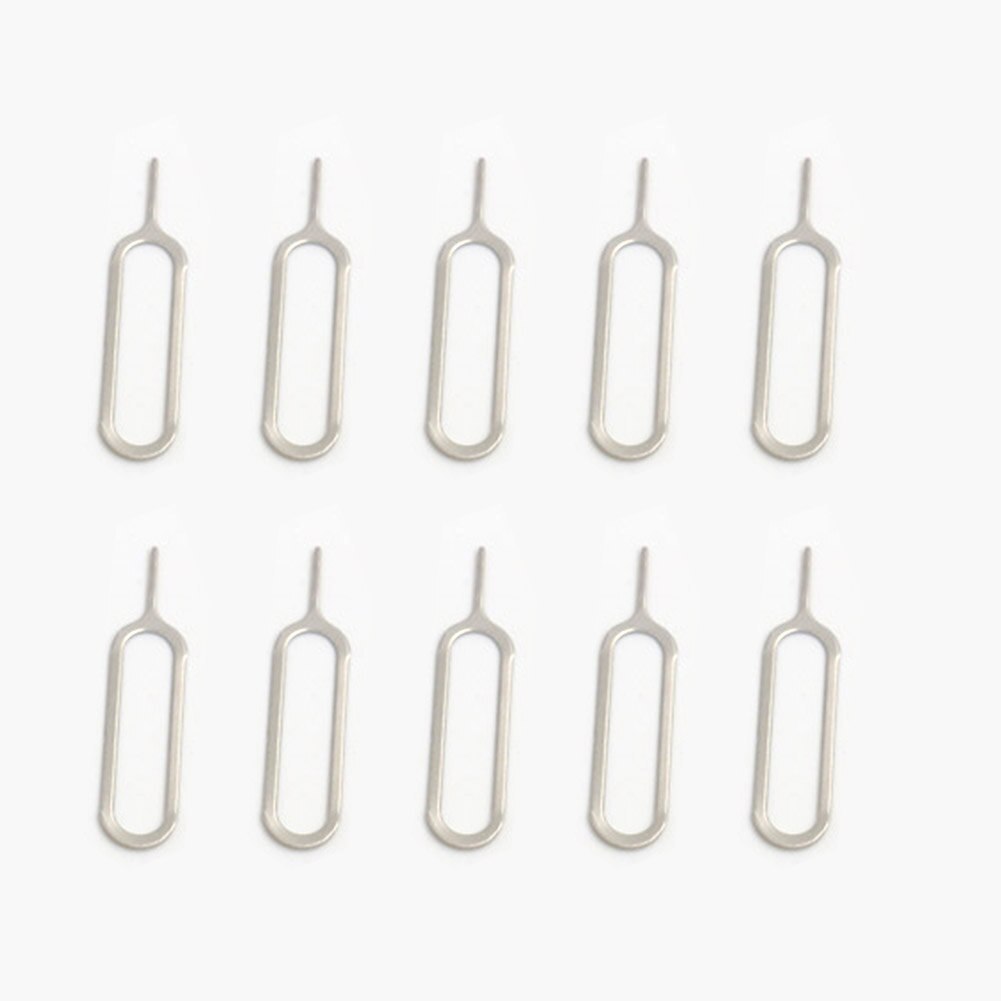 10pcs/set Durable Universal Manual Easy Install Home Practical Metal Portable Multifunction Tools Phone Eject Pin