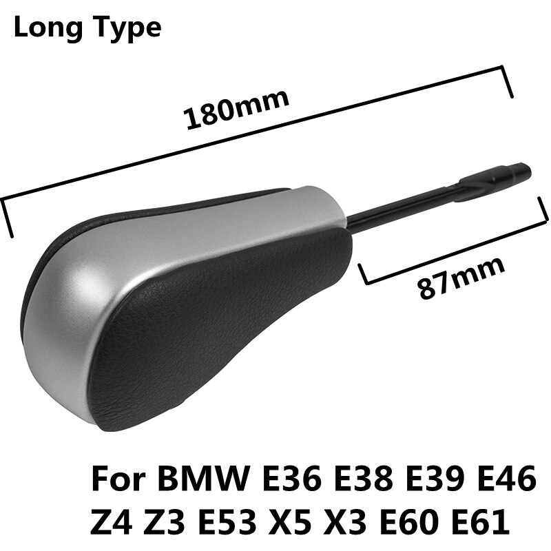 Automatische beim Kurze Lange Auto Ausrüstung Stock Schicht-Schaltknauf Für BMW E36 E38 E39 E46 Z4 Z3 E53 E60 x5 X3 E81 E82 E87 E90 E91 E92 E93