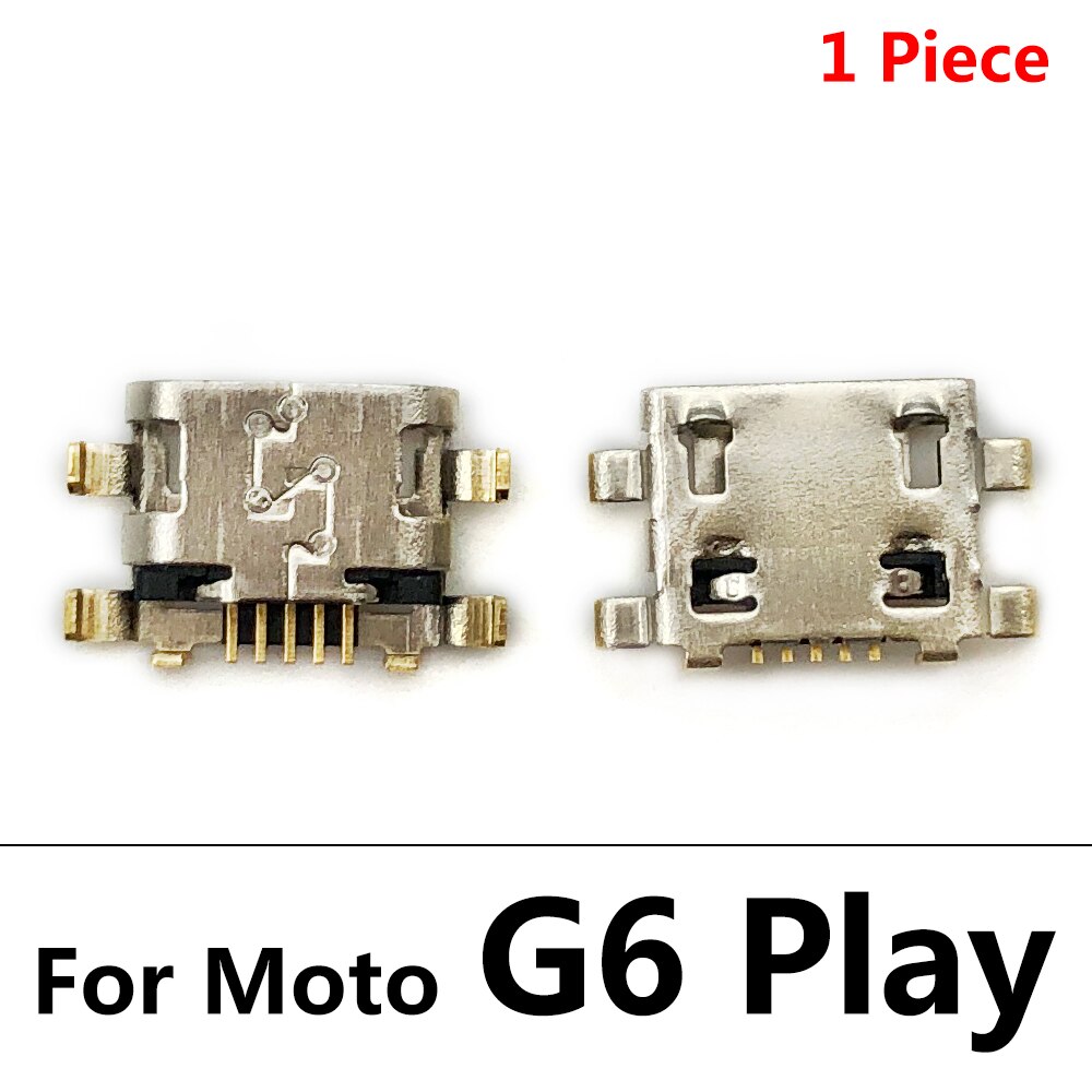 Conector de cargador USB tipo C, Conector de puerto de carga de datos para Motorola Moto G3 G4 G5 G5S G5S G6 G7 Plus G8 Power Play: Moto G6 Play