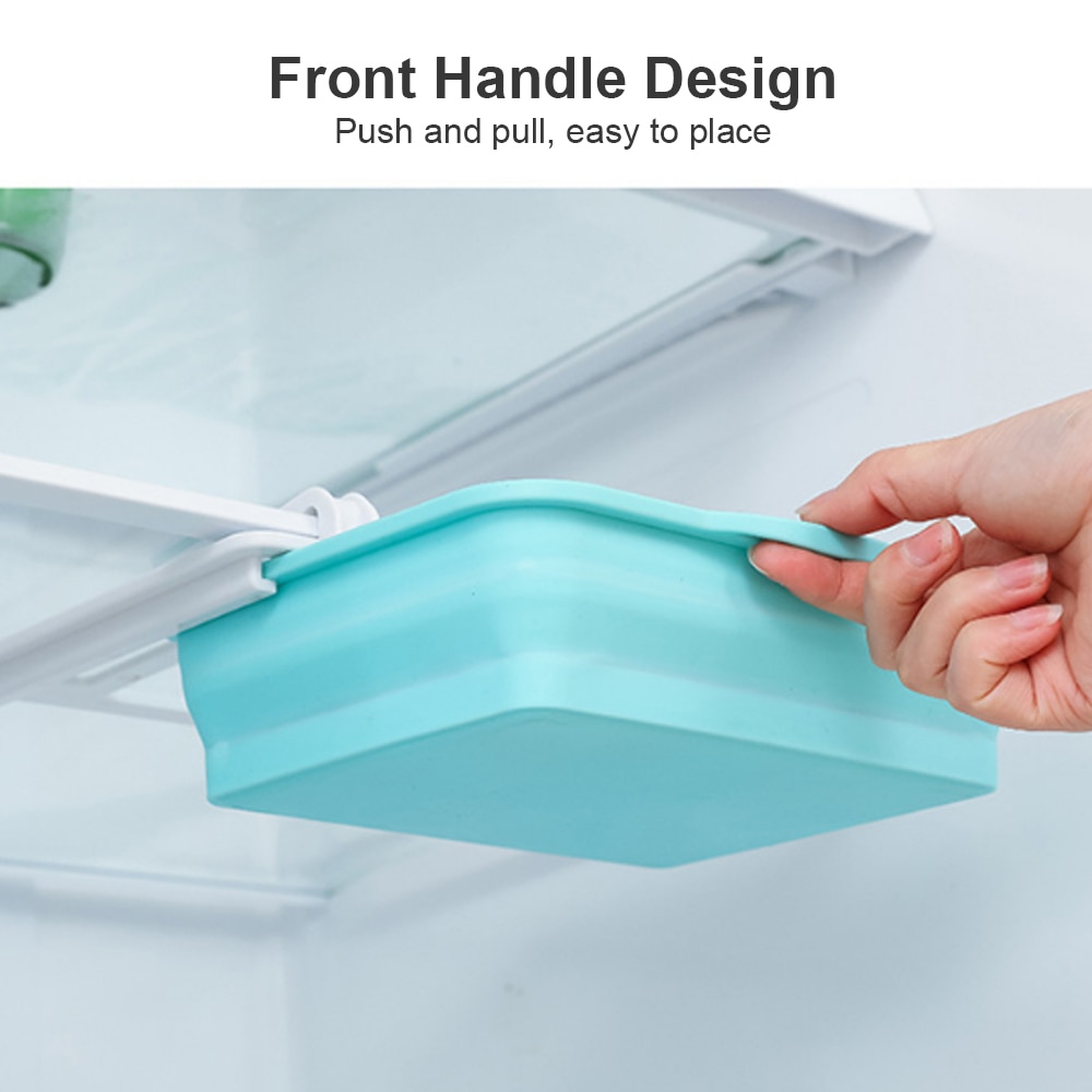 Folding and Stretchable Fridge Pull-out Storage Drawer Kitchen Fruit Egg Organizer Storage Rack Box Refridgerator Shelf Holder