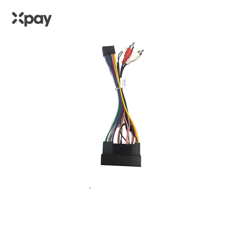 Xpay 9- inch 2 din autoradio dashboard voor hyundai solaris 1 stereopaneel voor montage van autopaneel dual din cd-frame: Alleen kabel