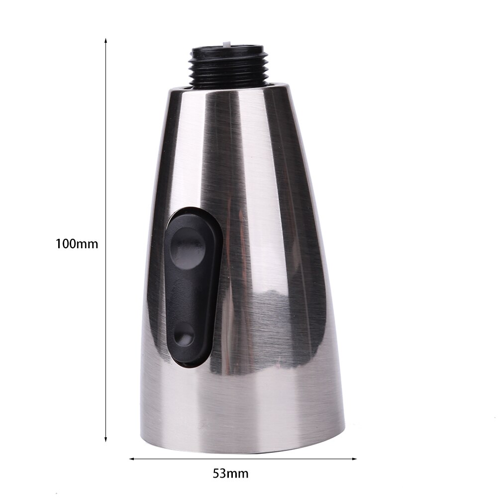 Sprayer Plating Nozzle Sink Basin Kitchen Pull Out Faucet Universal Replacement 360 Degree Faucet 2 Modes: C