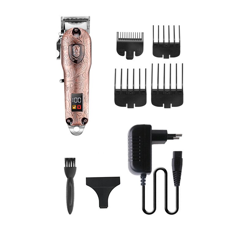 adjustable cordless hair clipper barber shop rechargeable hair trimmer men electric hair cutting machine 6500RPM