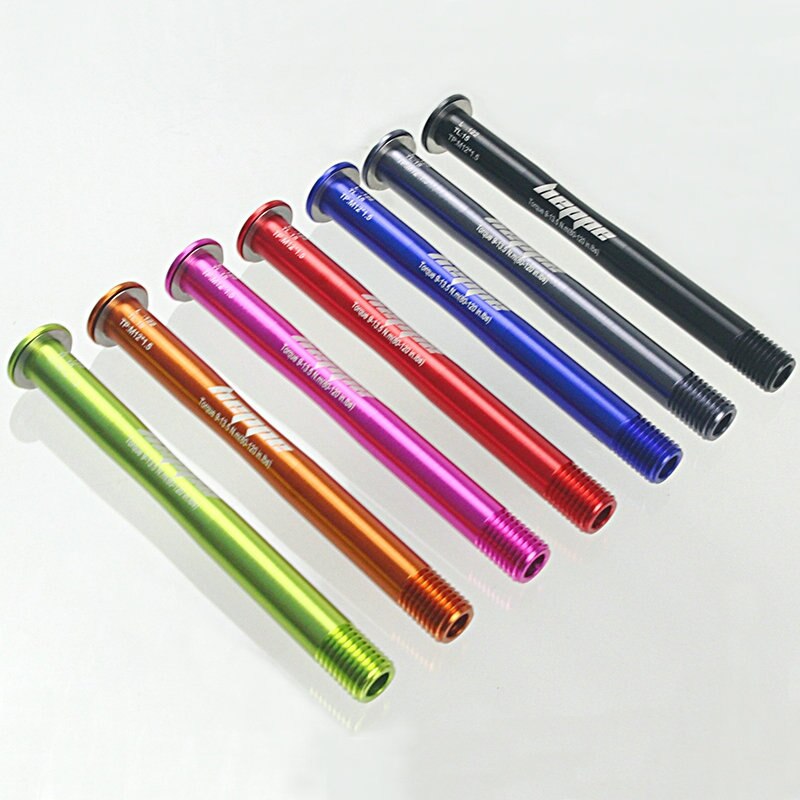 HEPPE – fourche avant de moyeu de vélo 12x100/12x110mm M12xP1.5, axe transversal multicolore à dégagement rapide