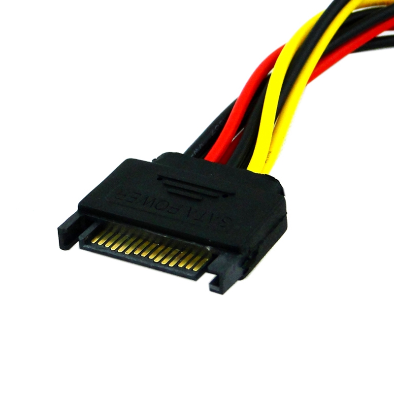 15Pin SATA Male To 2 15Pin Female Power Cable For HDD hard disk Drive HDD Splitter Connector 1 To 2 Extension Cable