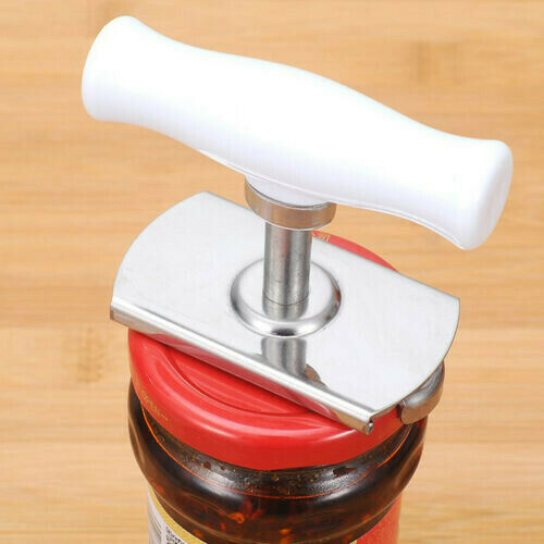 Blikopener Jar Fles Verstelbare Handleiding Rvs Deksels Off Arbeidsbesparende 360 ° Rotatie Keuken Gereedschap