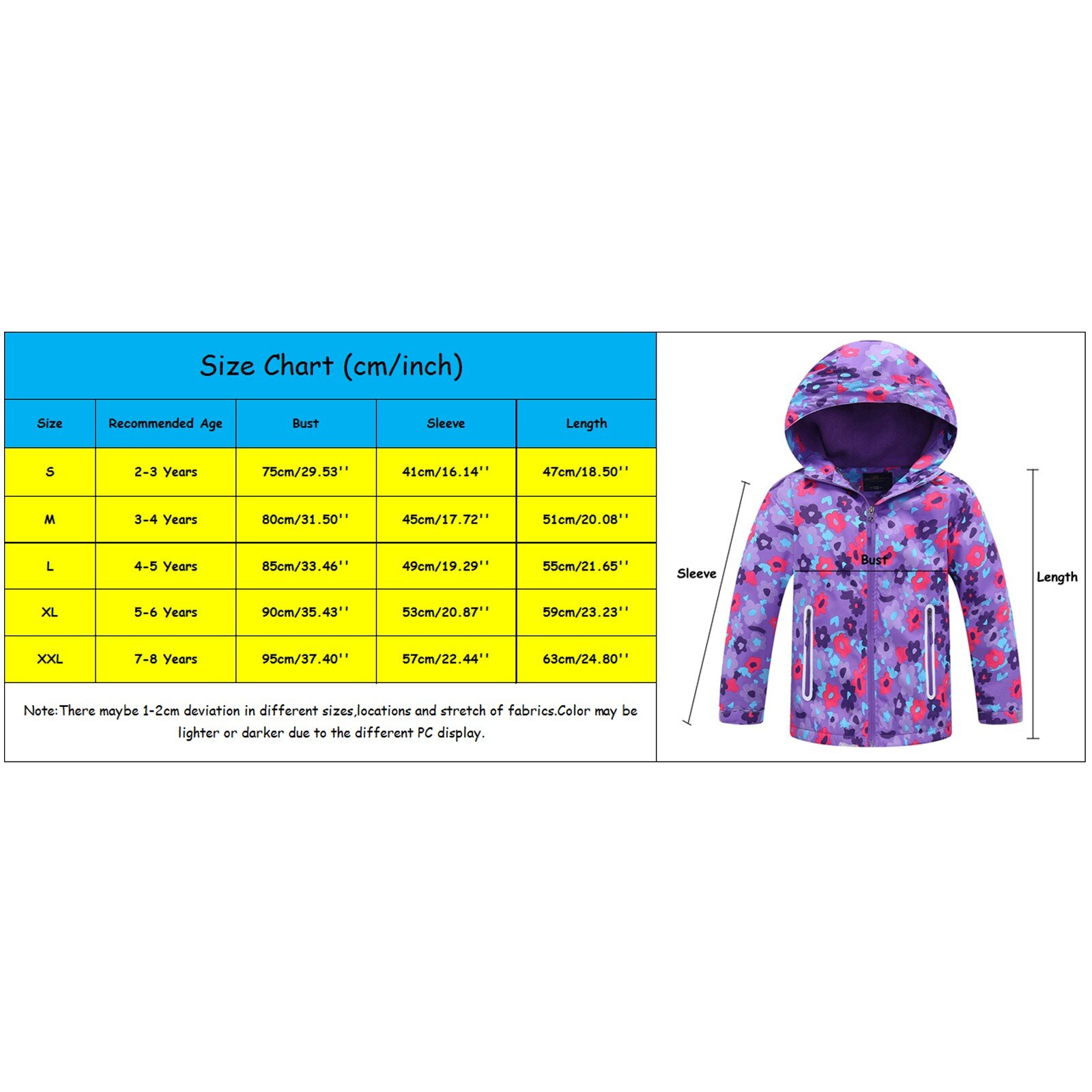 Abbigliamento per bambini giacche per ragazzi cerniera con cappuccio per bambini impermeabile cappotto con stampa floreale per bambini cappotto per neonato cappotto caldo per bambini