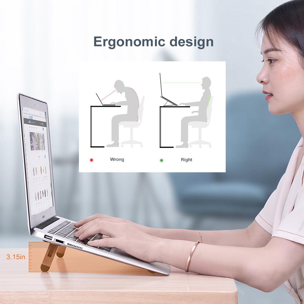 Laptop Stand Holder For Macbook Pro Air Mini Bracket Foldable Holder Adjustable Cooling Pad Notebook Accessories