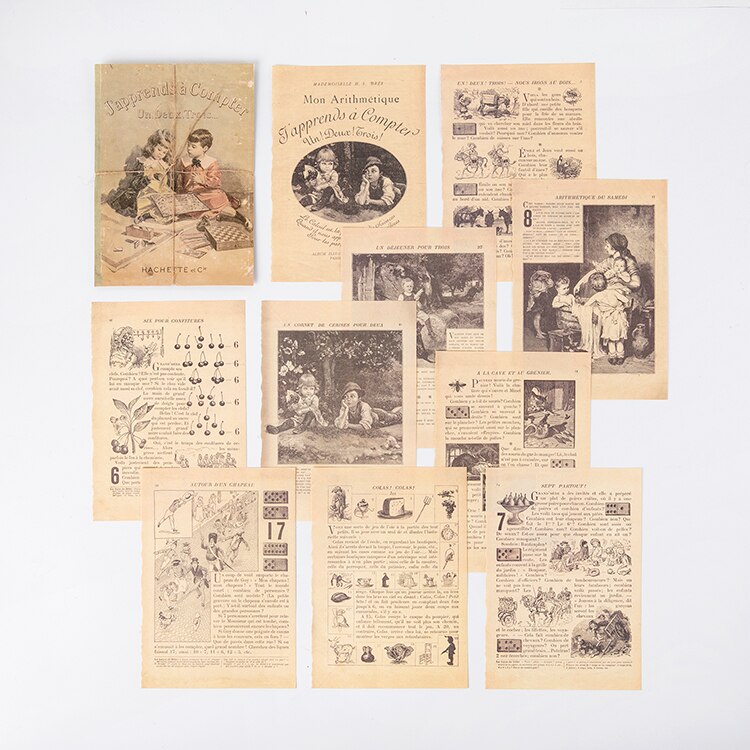 10 kpl retro filateelinen kokoelma sarja voimapaperi onnittelukortti postikortti kirjekuori tee itse koriste lomo kortti: 7