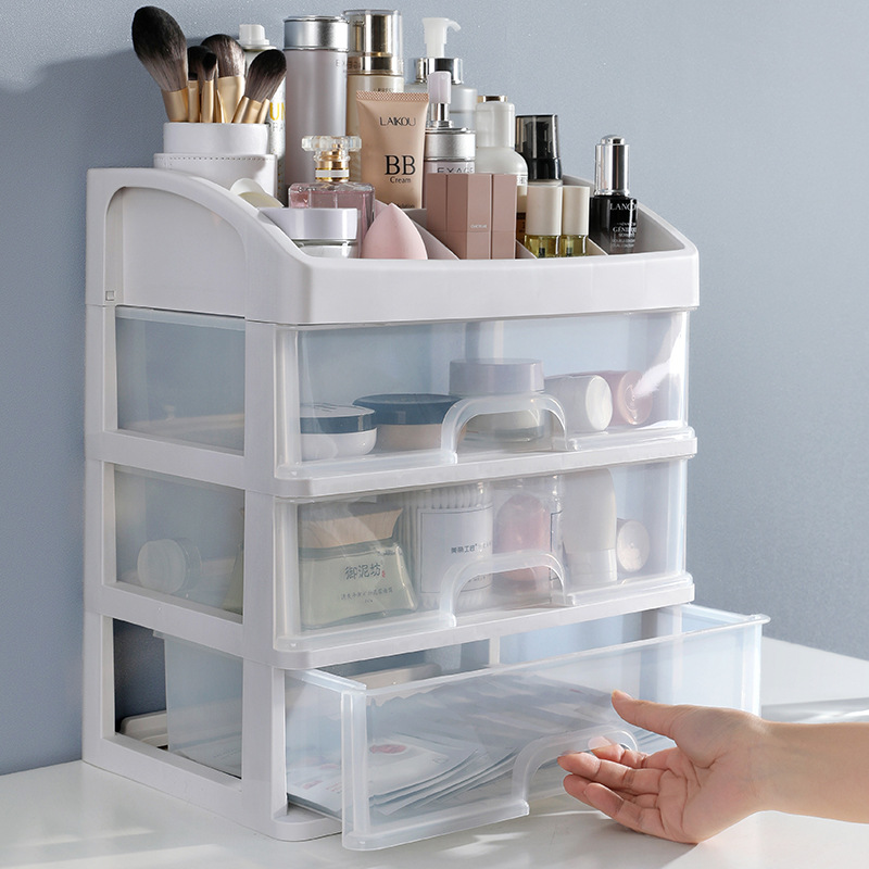 Organizador de maquillaje cosmético, estuche para joyería, soporte para brochas, caja de almacenamiento, caja de almacenamiento de cosméticos, soporte para lápiz labial
