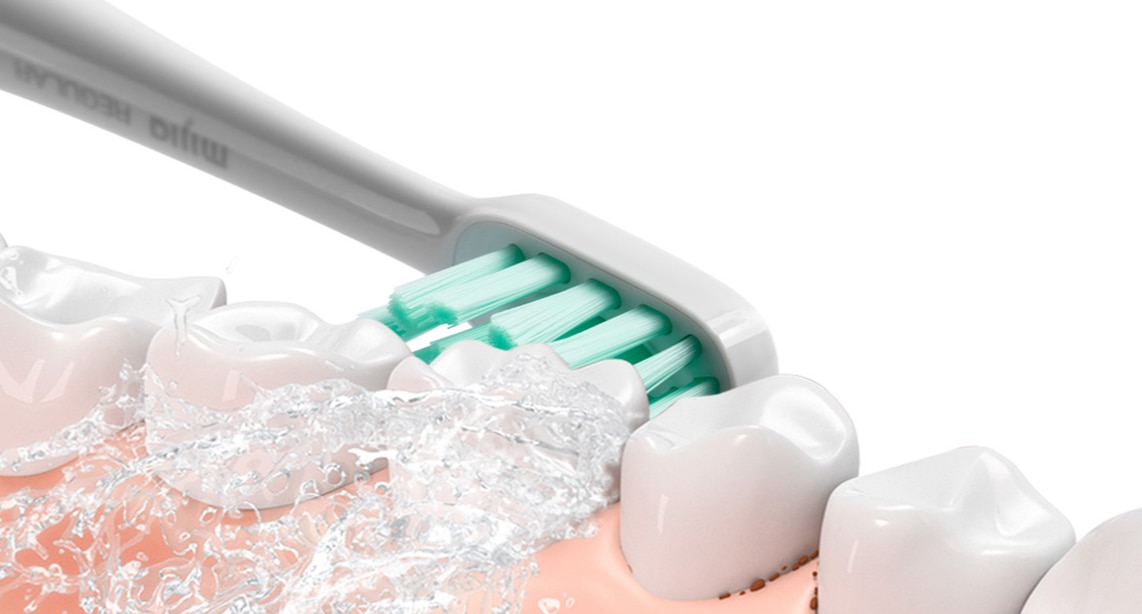 Original Xiaomi Mijia Sonic Electric Toothbrush T300 High Frequency Vibration Magneto 25 Day Battery Life White
