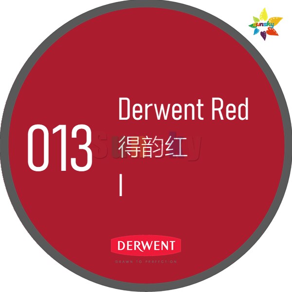 British Original Derwent Lightfast artist high gloss color oily pencil single color drawing pencils lapis de cor Art supplies: Dark Grey