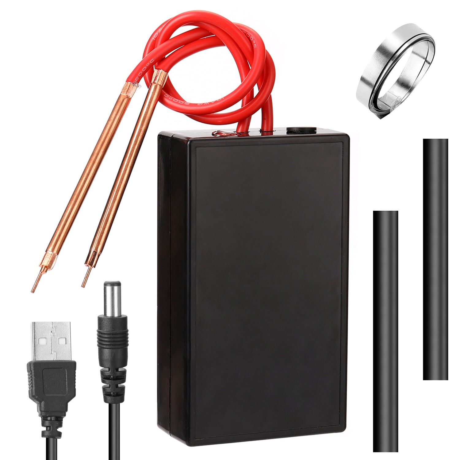 Saldatrice a punti portatile fai-da-te mini saldatrice a punti regolabile a 6 marce per kit di strumenti per saldatura a punti a batteria 18650: genere 1
