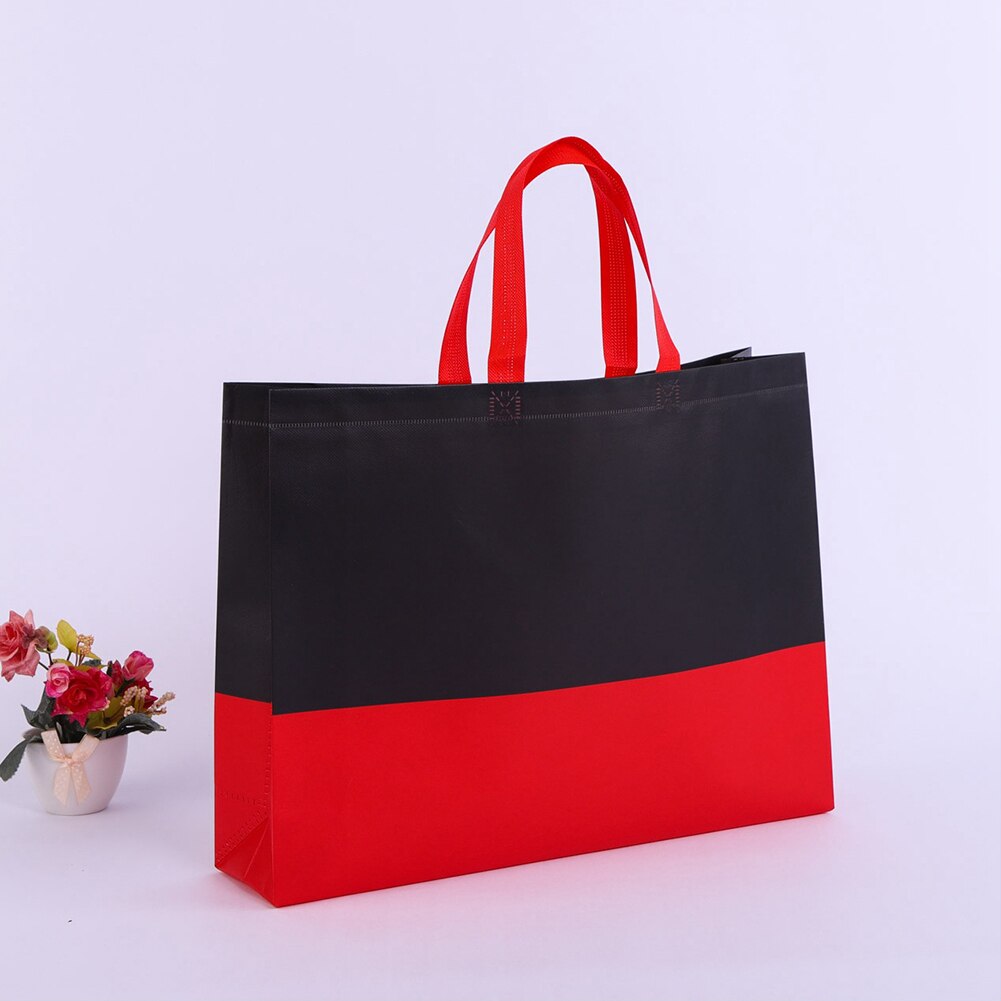 Non-woven Fabric Reusable Shopping Bags Large Foldable Tote Grocery Bag Travel Eco Friendly Bag Bolsa Reutilizable