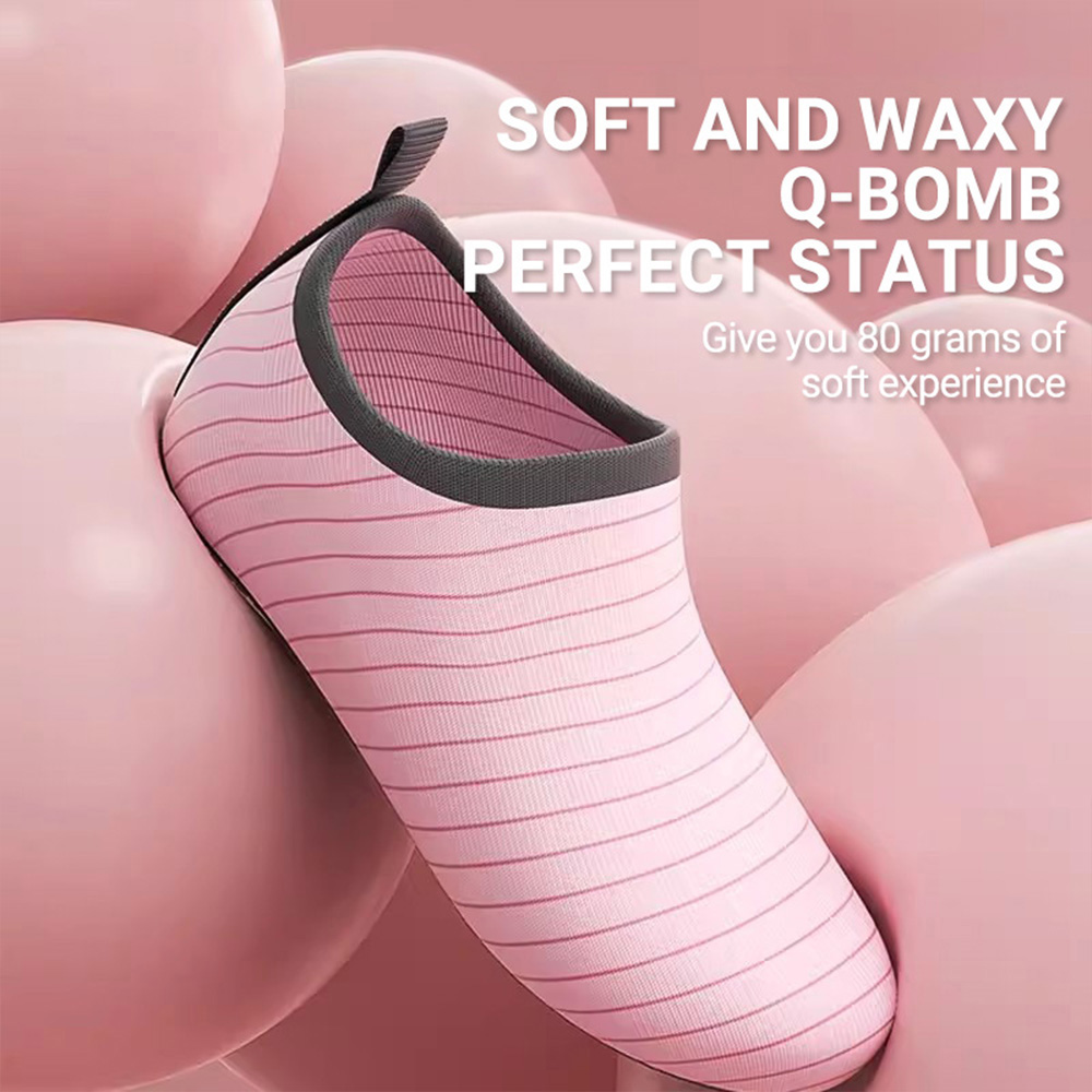 1 paar sportieve waterschoenen, strandschoenen, snorkelschoenen, zwembadschoenen, sneldrogende aqua-yogaschoenen, gymsokken, instappers voor surfen en zwemmen voor dames.