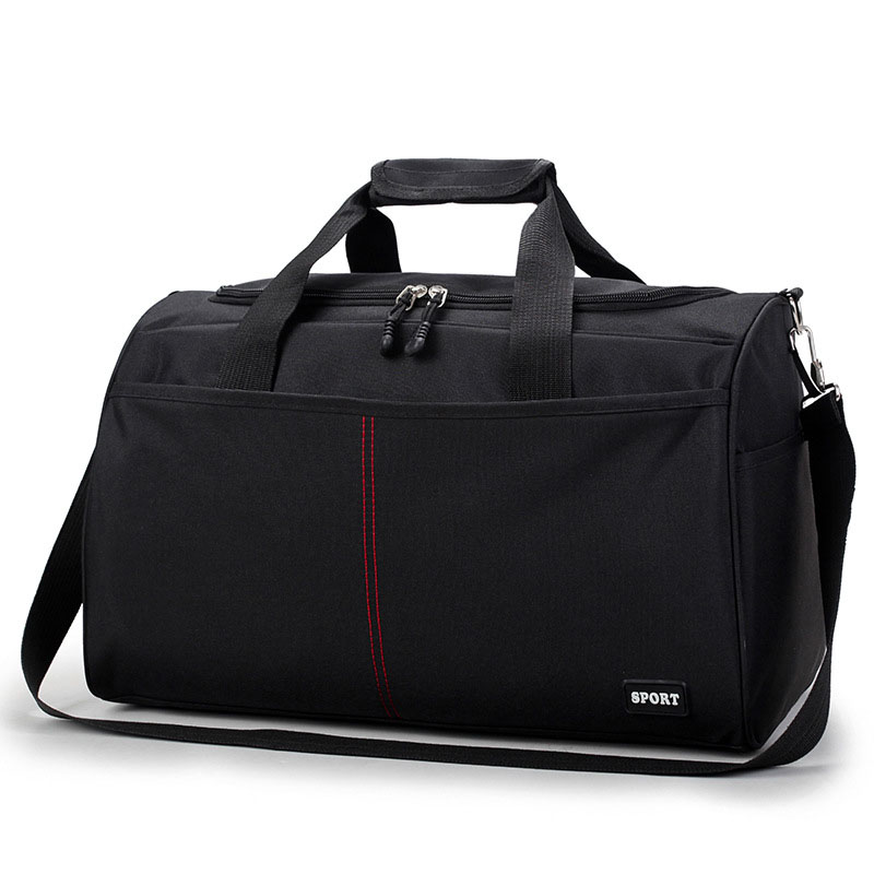 Travel Bag Large Capacity Duffle Bags Men Women Business Travel Oxford Totes Big Hand Shoulder Luggage Weekend Bags L S: black L 45x28x28cm