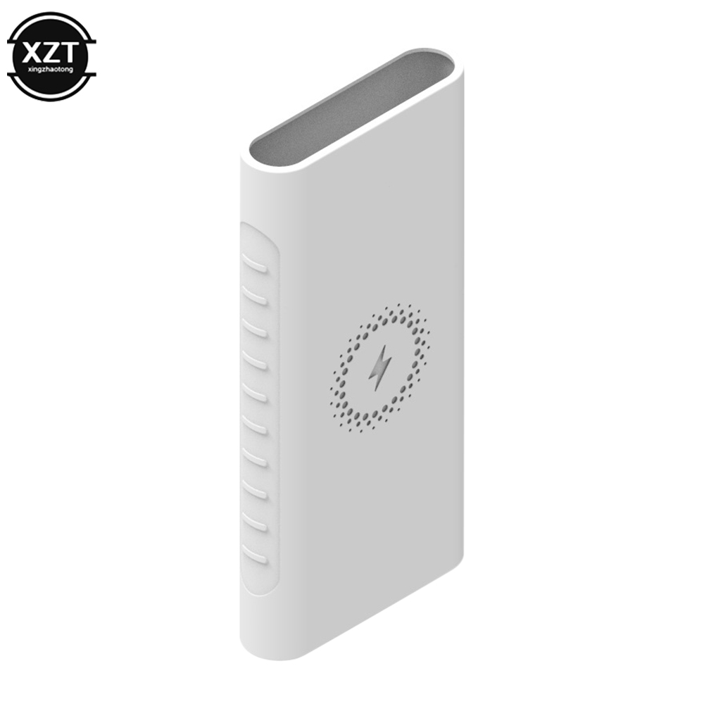 Funda protectora de silicona de Color sólido para Xiaomi Powerbank 10000mAh PLM11ZM WPB45ZM PLM13ZM PB100DZM