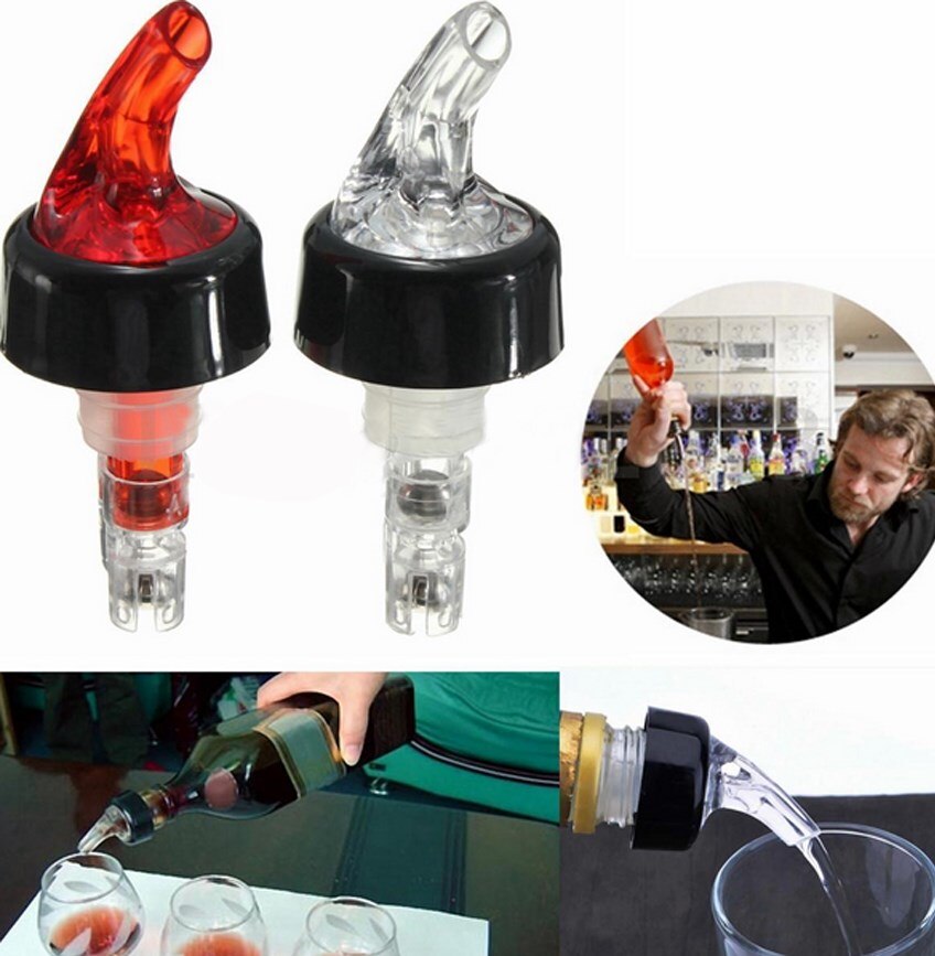 25ml Shot Spirit Measure Measuring Flow Pourer Bar Wine Cocktail Dispenser