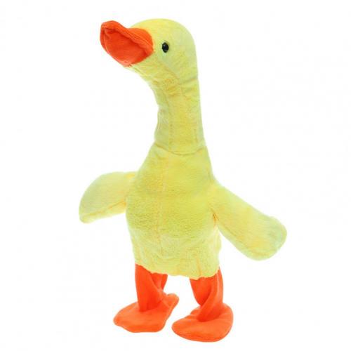 Brinquedo de pelúcia de pato brinquedo musical engraçado pp algodão educacional de pato amarelo brinquedo de pelúcia para relaxamento montessori brinquedos educacionais para presentes de crianças: Battery