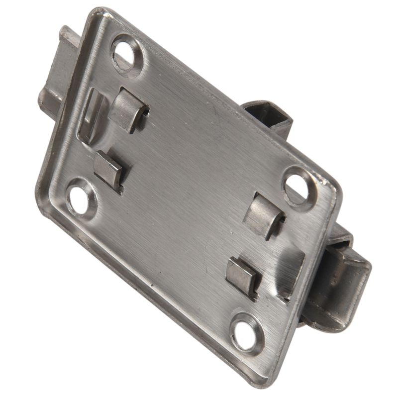 2pcs 2 Inch Door Lock Latch Slide Barrel Bolt Clasp Locker Silver