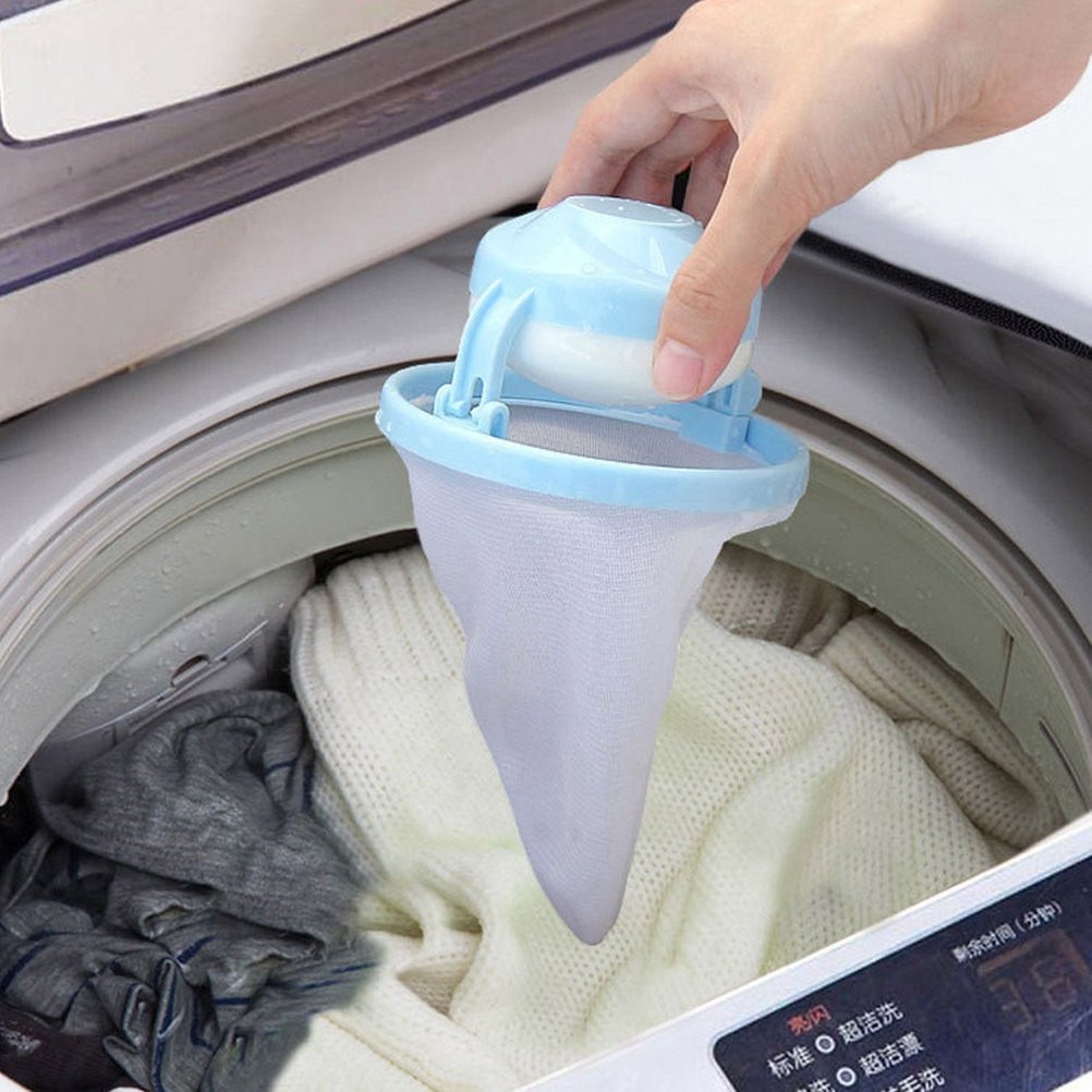Bolso de malla flotante para el hogar, bolsa de filtro para lavadora, para limpieza de pelusas