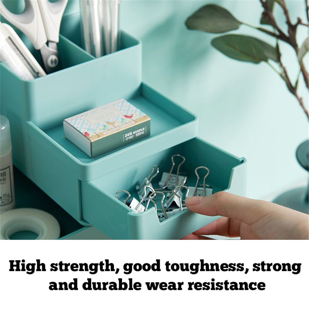 A4 Paper Organizer Document Pen Case Office Table Desk Storage Superposition Filling File Box Plastic A4 Size Storage B