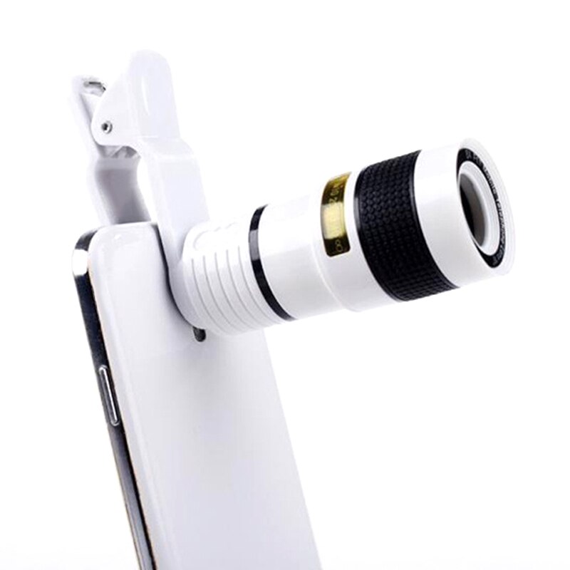 Universal Clip-on 12x Zoom Telephoto Telescope Camera Lens For Cell Phone iPhone Samsung SGA998