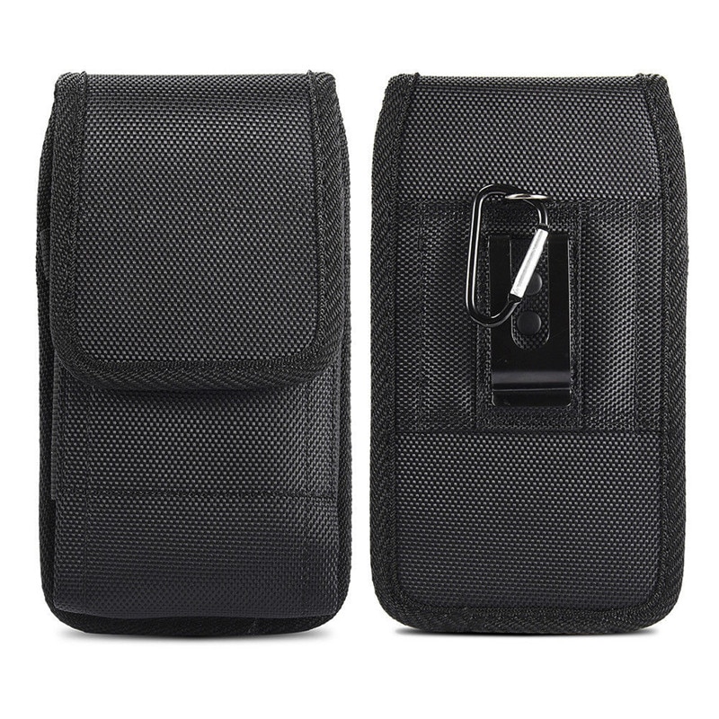Pochette de téléphone Oxford sac en tissu pour OPPO A7X A7 A9 Reno RenoZ A71 A59 A3 A7 R7 R7S R9 R9S Plus R17 couverture en cuir taille étui ceinture