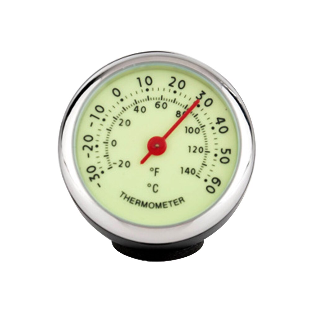 Termómetro Digital para coche, higrómetro, tablero de instrumentos, reloj electrónico Universal, adornos interiores para coches, 3 unids/set por juego