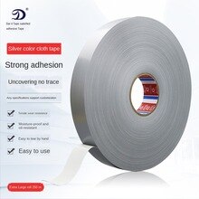 Strong Cloth Base Tape Silver Cloth Tape Carpet Adhesive Cloth Waterproof High Adhesive Cloth DIY Tape Carpet Tape